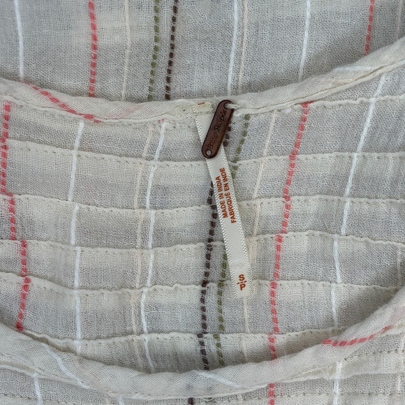 Free People Elise Gauzy Tunic/Mini Dress Woman’s Size Small - Picture 4 of 8